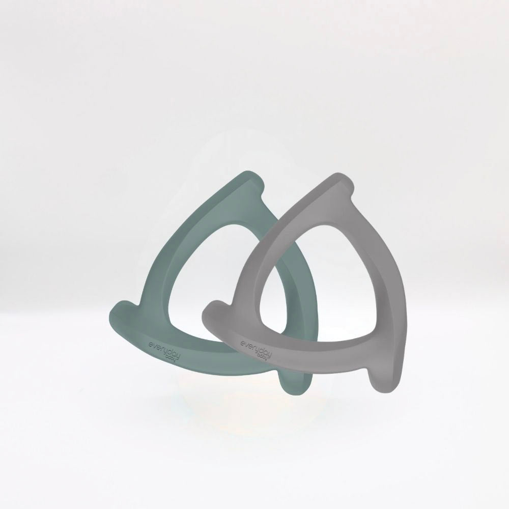 Beißring Silikon 2er-Pack